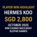 WE88 Vip Player Hermes Koo