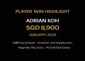 12BET VIP Player Adrian Koh