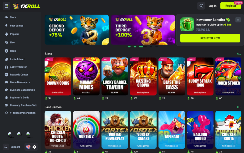 1Xroll Casino Review 2026